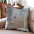 thumbnail image 4 of Striking Abstract Design: 18x18 Inch Blue & Grey Art Pillow Covers, Modern Gallery Decor - Perfect for Bedroom, Sofa, Living Room - Set of 2, 4 of 7