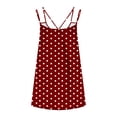 thumbnail image 3 of fatyb Tank Tops for Women V Neck Long Shirts Sleeveless Tunic Flowy Spaghetti Strap Casual Loose Blouses, 3 of 5