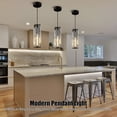 thumbnail image 3 of Island Pendant Lights, Black Modern Pendant Light  for Home, 3 of 8