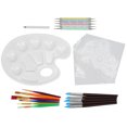 thumbnail image 1 of 27Pcs Mandala Dotting Outils Couleur Peinture Modèle Poterie Art Brosse Combinaison, 1 of 14