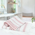 thumbnail image 3 of Ample Decor Hammam Hand Towel Set of 2 100% Cotton 16X28 inch -Red, 3 of 10
