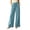 Light Blue, variant on Womens Palazzo Pants Summer Fashion 2026 High Waisted Wide Leg Drawstring Flowy Beach Trousers with Pockets, Womens Pants Casual Jeans