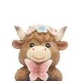 thumbnail image 6 of CoudarTitie Spring Highland Cow Statue Animal Sculpture Home Decoration Realistic Chic Resin Style D, 6 of 9