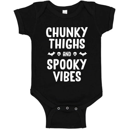 

Chunky Thighs And Spooky Vibes Baby Bodysuit or Toddler T-Shirt for Halloween