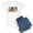 With Blue Strpe Pant, variant on - Unique New York Block By Block Pajamas - Women's Light Pajamas