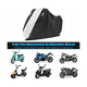 thumbnail image 2 of "Funda Motocicleta Impermeab Grueso Cubiertas Para Moto BELUG negra gris ", 2 of 5