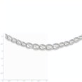 thumbnail image 5 of 14K White Gold Diamond Cut Necklace 17 Inch, 5 of 6