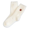 thumbnail image 3 of Women's Christmas Mid Calf Socks Fuzzy Plush Lined Thick Warm Winter Floor Socks Non Slip Cozy Crew Sleeping Socks for Indoor Home Lounge, 3 of 4