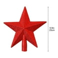 thumbnail image 3 of Christmas Tree Topper,9.8" Christmas Tree Top Decoration Pendant Christmas Tree Top Star Christmas Tree Top Powder Five-pointed Star Christmas Decorations, 3 of 7