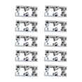 thumbnail image 2 of FashionCha 10 Pieces Pet Fence Clamps Dog Enclosure Accessories Splicing and Fixation Clamp White, 2 of 9