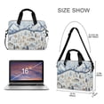 thumbnail image 3 of FORMRS 16" Laptop Bag Carrying Sleeve Case with Handle Travel Shoulder Briefcase, Light Blue Mountain, 3 of 8
