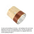 thumbnail image 4 of Unique Bargains Woofer Voice Coil 1.26 Inch 2 Layers Round Copper Wire Speaker Voice Coil for Speaker Repair 2 Pack, 4 of 4
