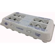 Angle View: Great Value Cage Free White Eggs, Large, 18 Count
