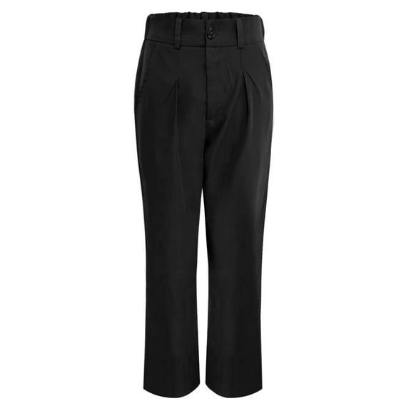 Akiihool Women Pants Casual Plus Size Women's Yoga Dress Pants Strechy Straight Leg Work Pants Business Office Casual Slacks with Pockets (Black,3XL)