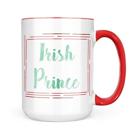 

Christmas Cookie Tin Irish Prince St. Patrick s Day Green Watercolor Mug gift for Coffee Tea lovers