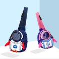 thumbnail image 4 of Chest Bag Mini Cute Cartoon Rocket Pattern Sling Bag Crossbody Bag for Children, 4 of 10