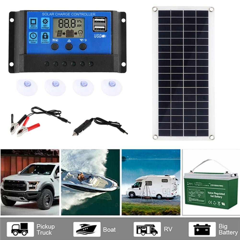 1000W Solar Panel 12-18V Solar Cell Solar Panel for Phone RV Car MP3 PAD Charger Outdoor Battery Supply B