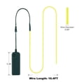 thumbnail image 4 of EL Wire MaxLax verde fluorescente de 5 m con paquete de baterías, 4 of 7