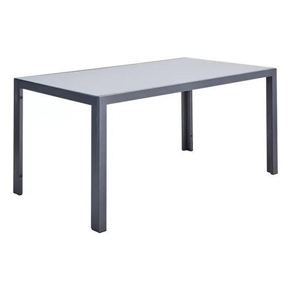 Mesa de Comedor NATERIAL Lyra II con Cubierta de Cristal