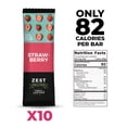 thumbnail image 2 of Zest Delites Strawberry Fruit Rolls, Dried Fruit Bars, 100% Natural, No Sugar Added, 0.88 oz x 10, 2 of 8