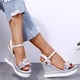 thumbnail image 5 of Zapatos informales con punta abierta para mujer, sandalias cómodas con plataforma y diamantes de imitación, zapatos Wmkox8yii  shjk7964, 5 of 7