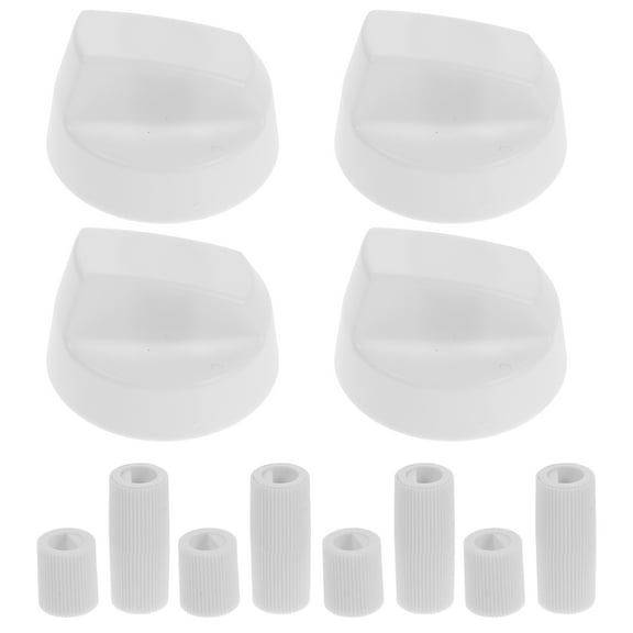 GOOHOCHY 4 Pack Stove Knobs Replacements Gas Control Universal White