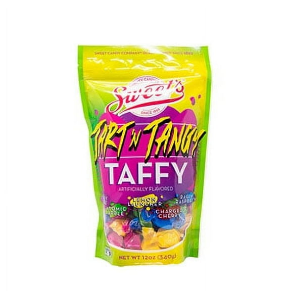 Sweets Salt Water Taffy Tart N Tangy 12oz Bag