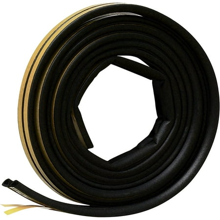 

Frost King EPDM Rubber Self-Stick Weatherseal Tape D-Section 5/16 W 1/4 T 17 ft L Black