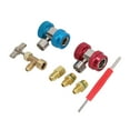 thumbnail image 4 of R134A Adapter Kit,  No Leakage Brass Double Head Valve Remover Quick Coupler  For Car Air Conditioning System, 4 of 8