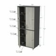 thumbnail image 7 of Inval Kratos 6-Piece Garage Cabinet Set in Chantilly & Dark Gray, 7 of 7
