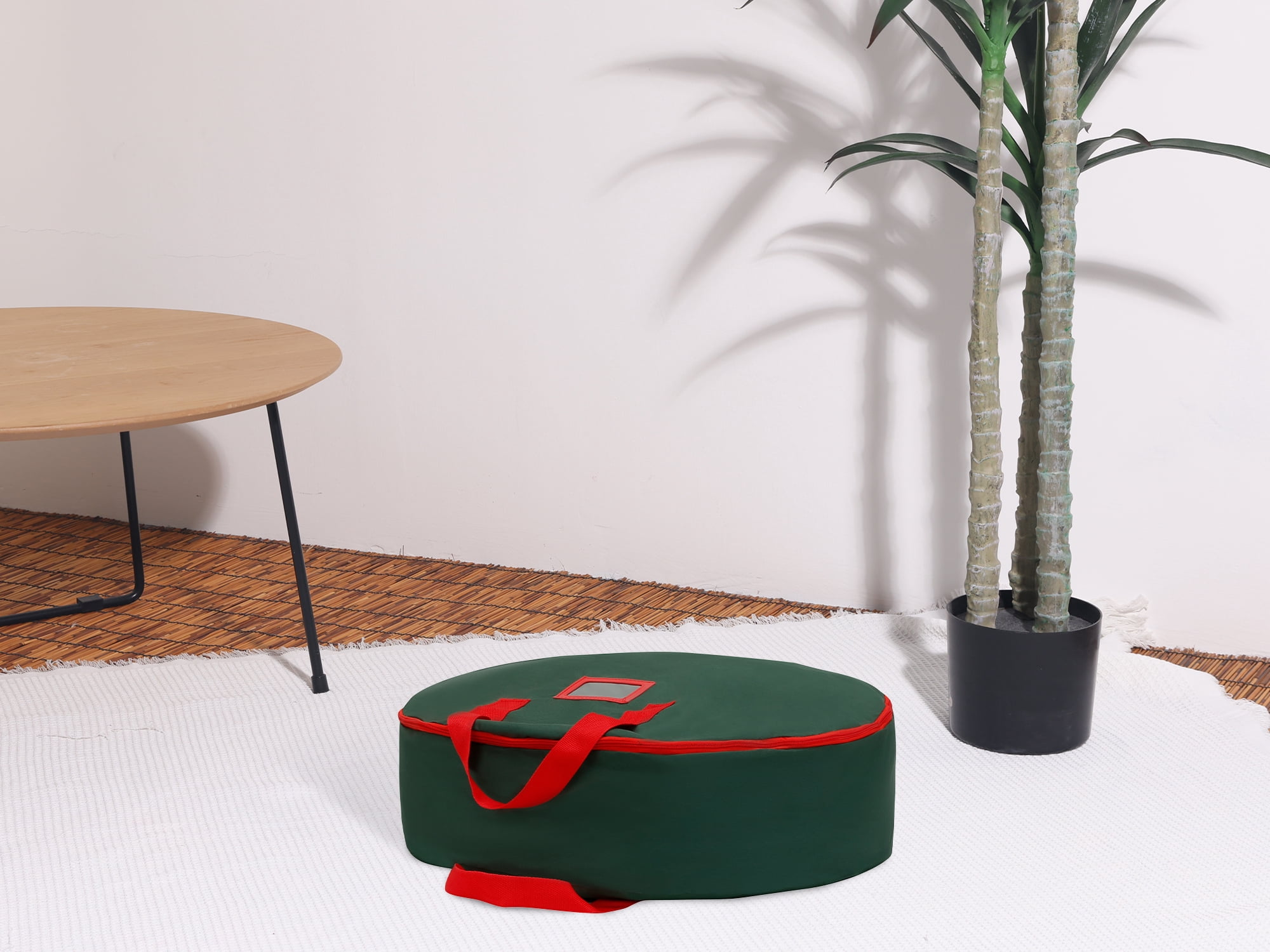 Unique Bargains 1 Pack Clothes Storage Bags Moving Bags Green 23.5*7in