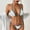 White, variant on HaoXianJian 2 Piece Women's Swimsuits Bikinis Bathing Suit Thong Low Waisted Swimwear