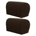 thumbnail image 2 of 2x Funda de reposas de sofá Funda de de silla elástica Protector Café Sunnimix Fundas de reposabrazos de sofá, 2 of 7