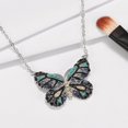 thumbnail image 2 of Butterfly Chain Pendant Necklace Blue Cubic Zirconia Womens Ginger Lyne, 2 of 5