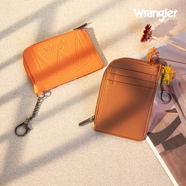 Wrangler x Montana West Credit Card Wallet Womens Keychain Wallet Front Pocket Wallets Walmart