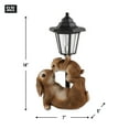 thumbnail image 2 of Zingz Home Adorable Mom and Baby Rabbit Solar Figurine 7x5x14", 2 of 5