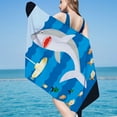 thumbnail image 1 of Summer Sunset Beach Towel - Gradient Microfiber, Ultra Absorbent & Compact for Travel - 30x60 Inch, 1 of 3