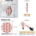 thumbnail image 6 of Uorisanigo Car Seat Cover Pink Strawberry Full Set 18 PCS Includes Steering Wheel Wrap Seatbelt Shoulder Pad Gear Shift & Handbrake Covers Arm Rest Cover Car Coasters Keychain Fit Most Cars, 6 of 7