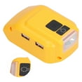 thumbnail image 1 of Batteries Charging LED Light, 2 USB Emergency Lights Power Source DC12V Output Battery  Adapter  For Tablet For 14V-22V For Mobile Phone, 1 of 8
