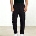 thumbnail image 2 of Kcolen Sweat Pants for Mens Tall Men's Casual Outdoor Workwear Trousers Straight Leg Hiking Cycling Comfort Pants for Daily Use, 2 of 8