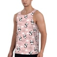 thumbnail image 2 of Cauagu Panda Flying in the Sky (2) Print Men's Sleeveless Muscle Shirts,Tank Tops Quick Dry Workout Tank Top Gym Muscle Tee Fitness Bodybuilding T Shirt for Men-4X-Large, 2 of 7