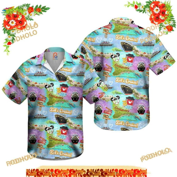 Castaway Cay Disney Cruise Line Hawaiian Shirt