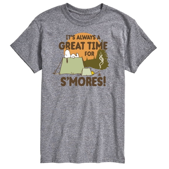 Peanuts - It Always A Great Time For Smores - Men's Short Sleeve Graphic T-Shirt