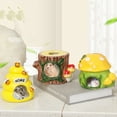 thumbnail image 2 of Hamster House Ceramic Cool: Adorable Mouse Bed Small Animal Hideout for Summer, 2 of 8