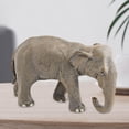 thumbnail image 4 of Figura de elefante, animales, figuras, recuerdo de fiesta, manualidades, adorno de escritorio realista 3194, 4 of 9