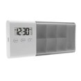 thumbnail image 1 of Esquirla Travel Pill Organizer Portable Loud Sound Pill Container with Alarm Reminder Gray, 1 of 8