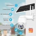 thumbnail image 3 of Q6 Cámara solar impermeable Tuya APP 2.4G WIFI/Tuya 4G Monitor de seguridad para exteriores, 3 of 9