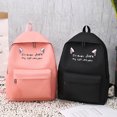 thumbnail image 6 of Fashion Style Multifunctional Large Capacity Canvas Four-piece Bag 4packs Holiday Gifts Black, 6 of 7