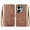 Brown, variant on Phone Case for Xiaomi Redmi Note13 Pro 4G, Shockproof PU Leather Wallet Case with Card Slots Anti-Scratch Stand Magnetic Flip Zipper Pocket Cover for Xiaomi Redmi Note13 Pro 4G, Purple