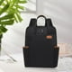 thumbnail image 4 of Mochila unisex resistente al agua para portátil, mochila universitaria ancha y elegante. Negro, 4 of 9